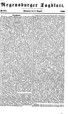 Regensburger Tagblatt Mittwoch 7. August 1867