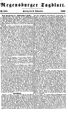 Regensburger Tagblatt Freitag 6. September 1867