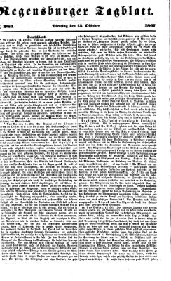 Regensburger Tagblatt Dienstag 15. Oktober 1867