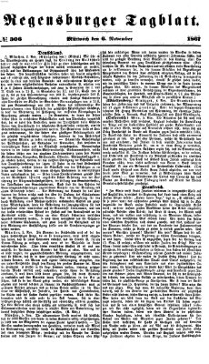 Regensburger Tagblatt Mittwoch 6. November 1867