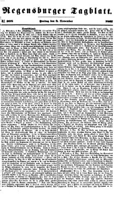 Regensburger Tagblatt Freitag 8. November 1867