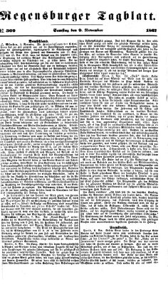 Regensburger Tagblatt Samstag 9. November 1867