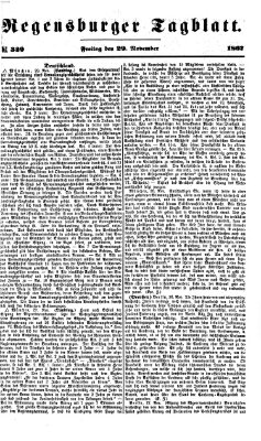 Regensburger Tagblatt Freitag 29. November 1867