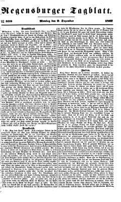 Regensburger Tagblatt Montag 9. Dezember 1867