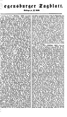 Regensburger Tagblatt Donnerstag 24. Oktober 1867