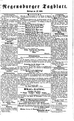 Regensburger Tagblatt Samstag 21. Dezember 1867