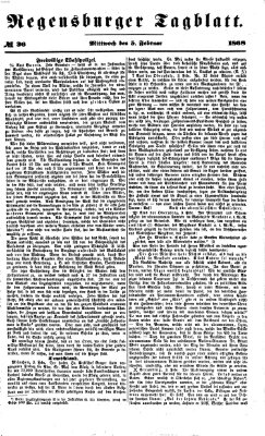 Regensburger Tagblatt Mittwoch 5. Februar 1868