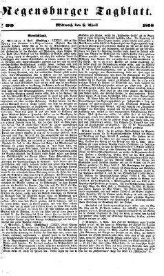 Regensburger Tagblatt Mittwoch 8. April 1868