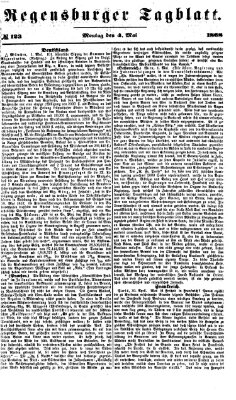 Regensburger Tagblatt Montag 4. Mai 1868