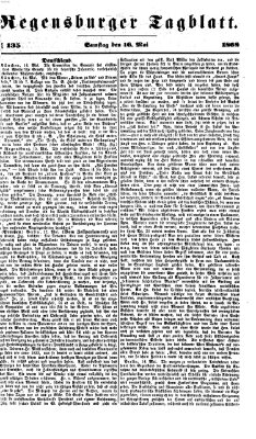 Regensburger Tagblatt Samstag 16. Mai 1868