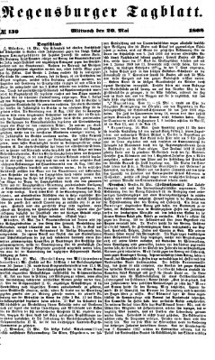 Regensburger Tagblatt Mittwoch 20. Mai 1868