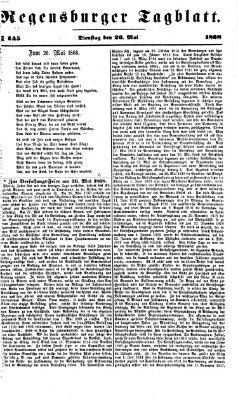 Regensburger Tagblatt Dienstag 26. Mai 1868