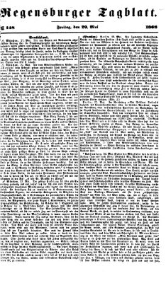 Regensburger Tagblatt Freitag 29. Mai 1868