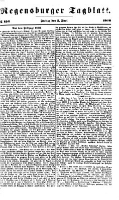 Regensburger Tagblatt Freitag 5. Juni 1868