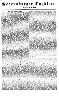 Regensburger Tagblatt Montag 1. Juni 1868