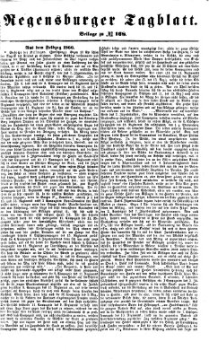 Regensburger Tagblatt Samstag 20. Juni 1868