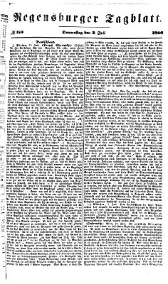 Regensburger Tagblatt Donnerstag 2. Juli 1868