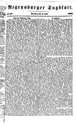 Regensburger Tagblatt Sonntag 5. Juli 1868