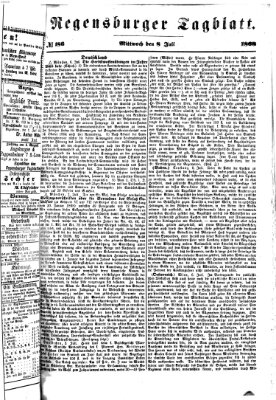 Regensburger Tagblatt Mittwoch 8. Juli 1868