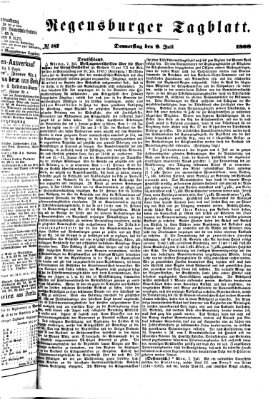 Regensburger Tagblatt Donnerstag 9. Juli 1868