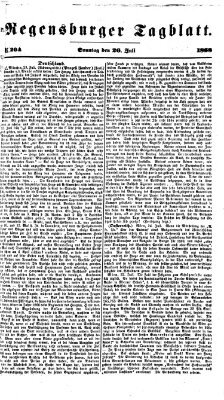 Regensburger Tagblatt Sonntag 26. Juli 1868