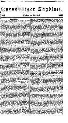 Regensburger Tagblatt Freitag 31. Juli 1868