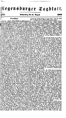 Regensburger Tagblatt Donnerstag 6. August 1868