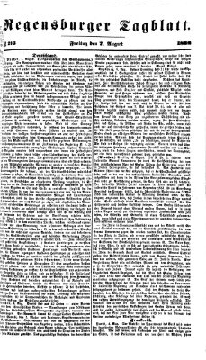 Regensburger Tagblatt Freitag 7. August 1868