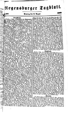 Regensburger Tagblatt Sonntag 9. August 1868