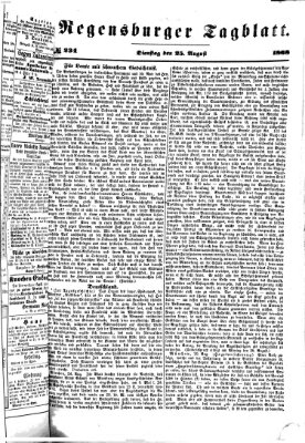 Regensburger Tagblatt Dienstag 25. August 1868