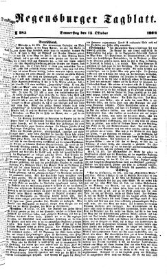 Regensburger Tagblatt Donnerstag 15. Oktober 1868