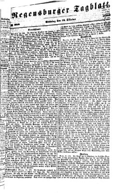 Regensburger Tagblatt Sonntag 18. Oktober 1868