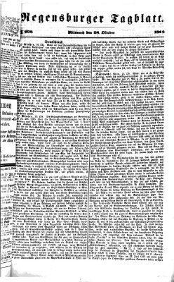 Regensburger Tagblatt Mittwoch 28. Oktober 1868