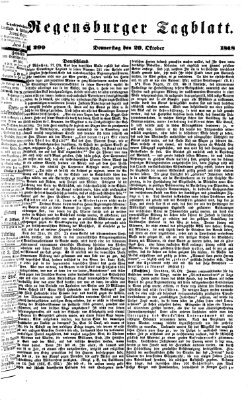 Regensburger Tagblatt Donnerstag 29. Oktober 1868