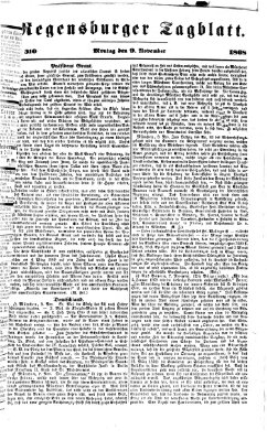 Regensburger Tagblatt Montag 9. November 1868