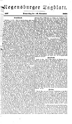 Regensburger Tagblatt Donnerstag 26. November 1868