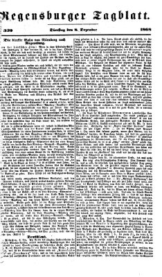 Regensburger Tagblatt Dienstag 8. Dezember 1868