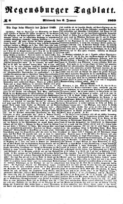 Regensburger Tagblatt Mittwoch 6. Januar 1869