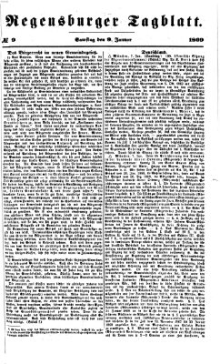 Regensburger Tagblatt Samstag 9. Januar 1869