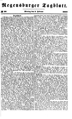 Regensburger Tagblatt Montag 8. Februar 1869