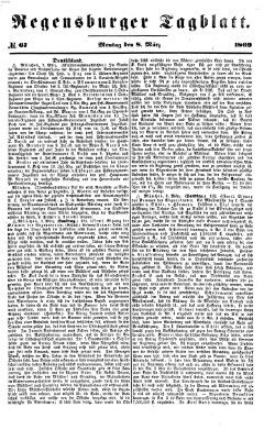 Regensburger Tagblatt Montag 8. März 1869