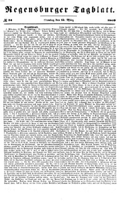 Regensburger Tagblatt Montag 15. März 1869