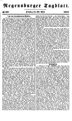 Regensburger Tagblatt Dienstag 20. April 1869