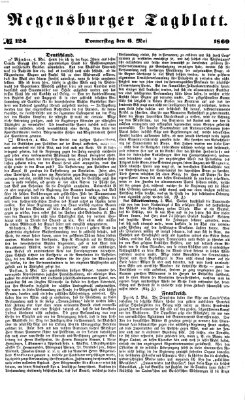 Regensburger Tagblatt Donnerstag 6. Mai 1869