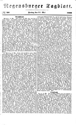 Regensburger Tagblatt Freitag 14. Mai 1869