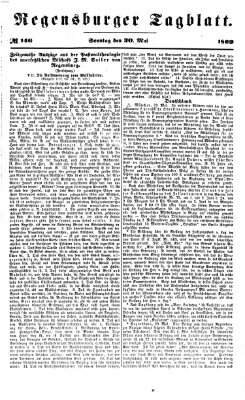 Regensburger Tagblatt Sonntag 30. Mai 1869