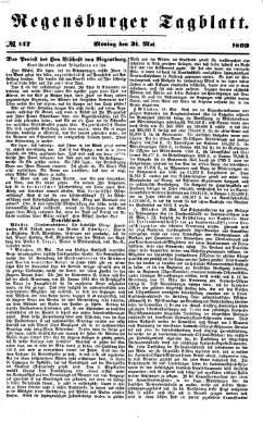 Regensburger Tagblatt Montag 31. Mai 1869