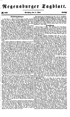 Regensburger Tagblatt Dienstag 1. Juni 1869