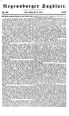 Regensburger Tagblatt Donnerstag 3. Juni 1869