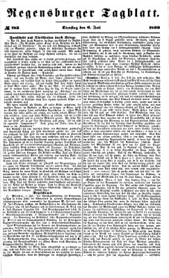 Regensburger Tagblatt Dienstag 6. Juli 1869